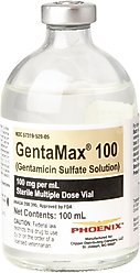 Gentamicin (Generic) Sulfate Solution for Horses, 100 mg/mL, 100-mL