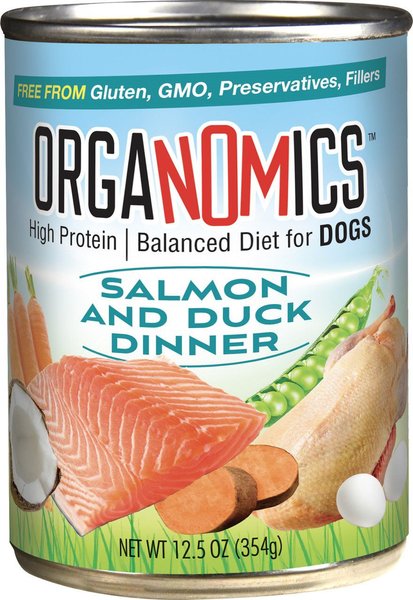 OrgaNOMics Salmon & Duck Dinner Grain-Free Pate Wet Dog Food