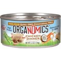 OrgaNOMics Chicken Dinner Grain-Free Pate Wet Cat Food, 5.5-oz can, case of 24