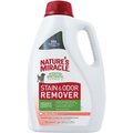 Nature's Miracle Dog Enzymatic Stain Remover & Odor Eliminator Refill, Melon Burst Scent, 1-gal bottle