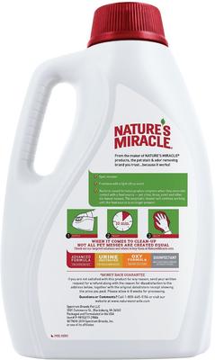 Show full view: Nature's Miracle Dog Enzymatic Stain Remover & Odor Eliminator, Melon Burst Scent, 1-gal bottle slide 3 of 8