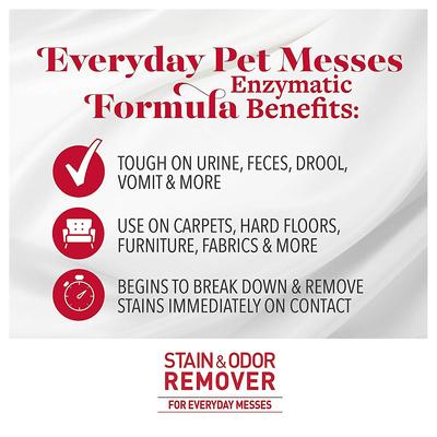 Show full view: Nature's Miracle Dog Enzymatic Stain Remover & Odor Eliminator, Melon Burst Scent, 1-gal bottle slide 4 of 8