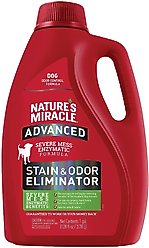 Nature's Miracle Advanced Dog Enzymatic Stain Remover & Odor Eliminator Refill, 1-gal bottle