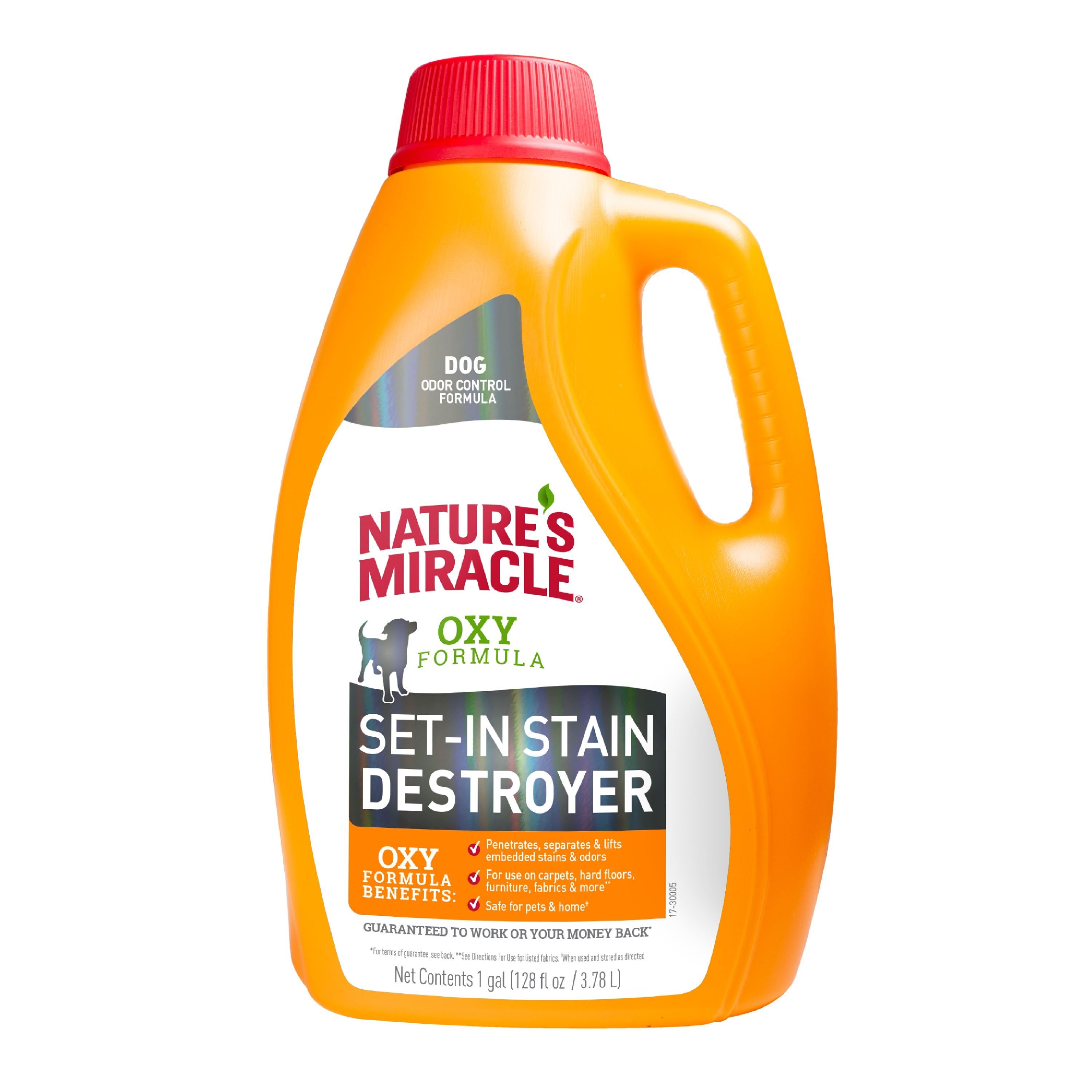 NATURE'S MIRACLE Dog Oxy Formula SetIn Stain Destroyer & Odor Remover