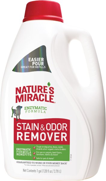 Nature's Miracle Dog Enzymatic Stain & Odor Remover, 1-gal bottle slide 1 of 6