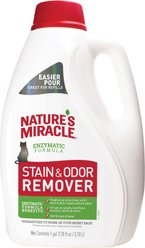 Nature's Miracle Cat Enzymatic Stain Remover & Odor Eliminator Refill, 1-gal bottle