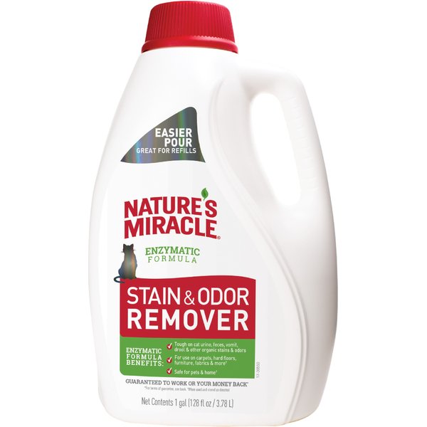 NATURE'S MIRACLE Advanced Cat Enzymatic Stain Remover & Odor Eliminator
