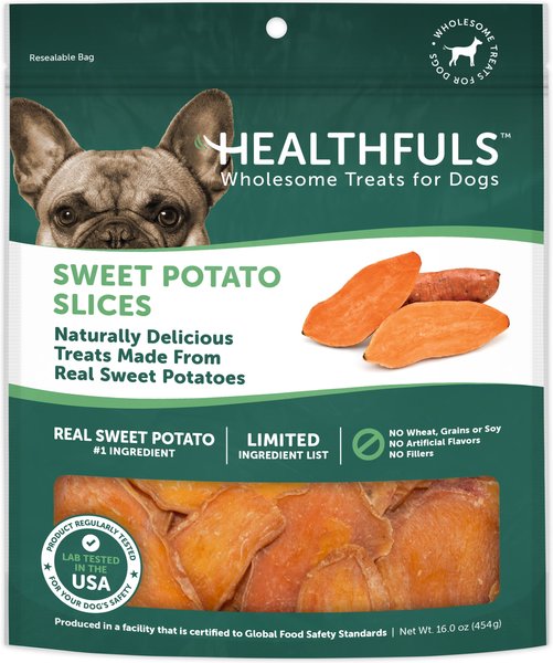 Healthfuls Sweet Potato Slices Dog Treats, 16-oz bag slide 1 of 3