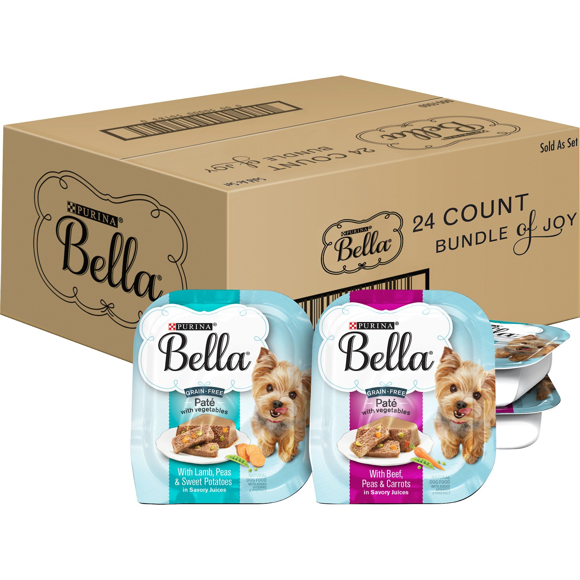 Purina Bella with Lamb in Savory Juices Small Breed Dog Food Trays