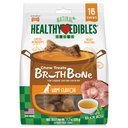 Nylabone Healthy Edibles Broth Bone Ham Flavor Dog Treats, 16 count