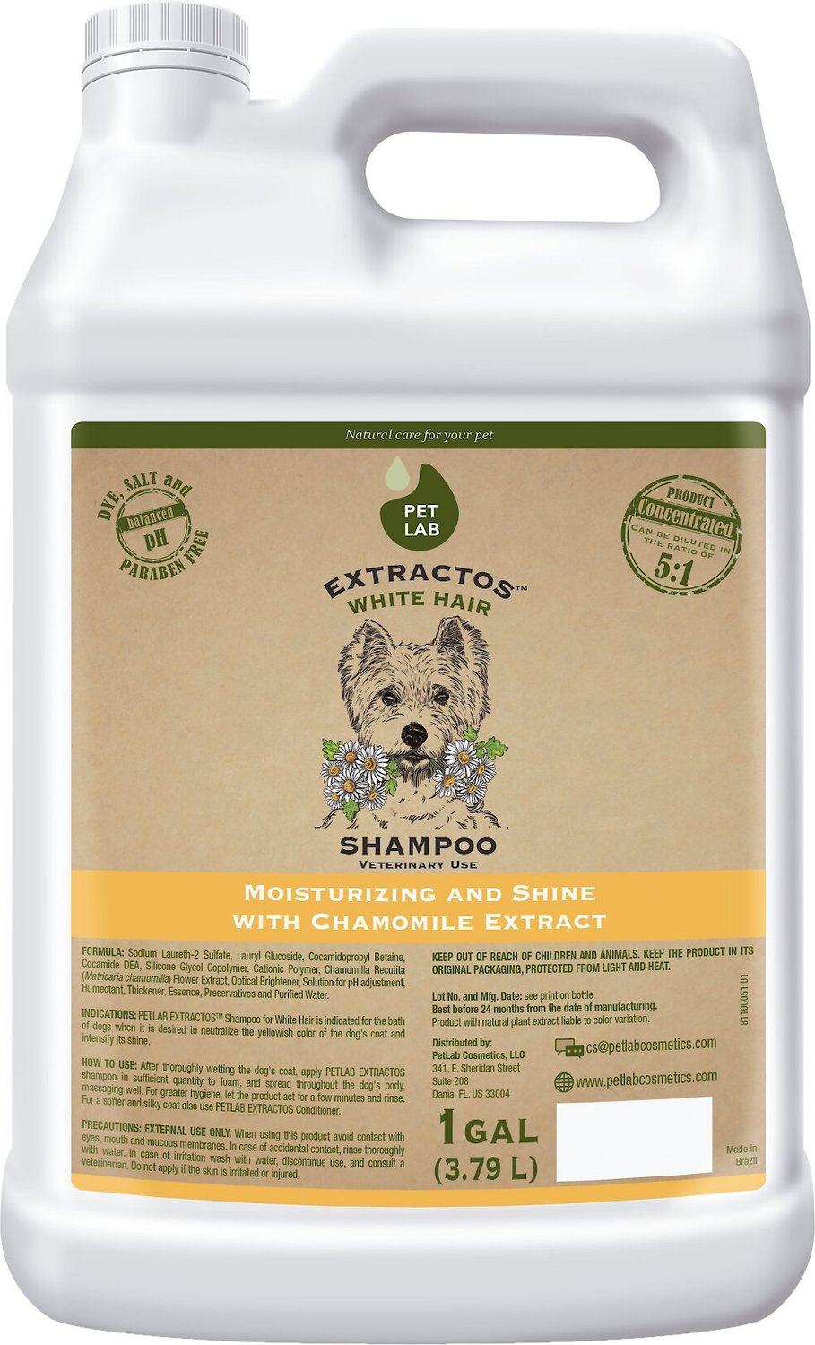 PetLab Extractos Lavender Extract Dry Bathing Dog Spray