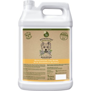 PetLab Extractos White Hair Chamomile Extract Dog Shampoo, 1-gal bottle