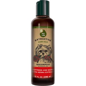 PetLab Extractos Dark Hair Henna Extract Dog Shampoo, 10-oz bottle