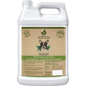 PetLab Extractos Short Hair Rosemary & Aloe Vera Extracts Dog Shampoo, 1-gal bottle