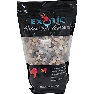 Exotic Pebbles Natural Washed Mixed Gravel, Mixed, 5-lb