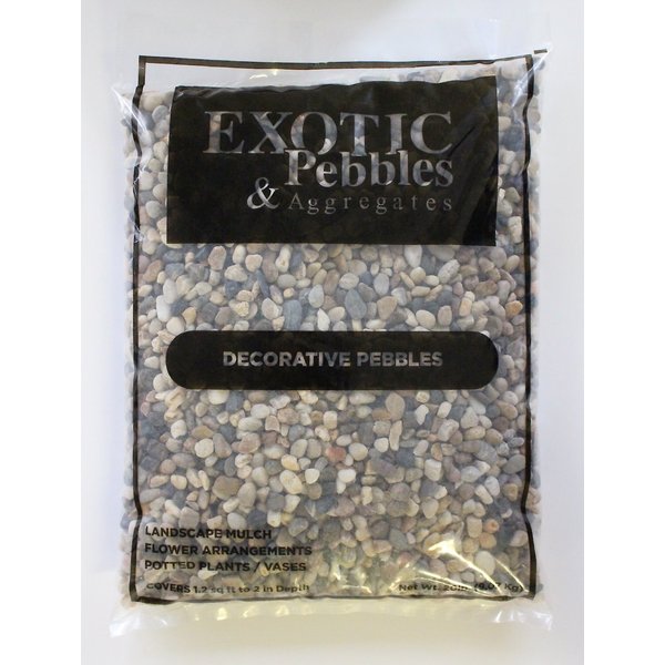 Exotic Pebbles Natural Washed Black Gravel