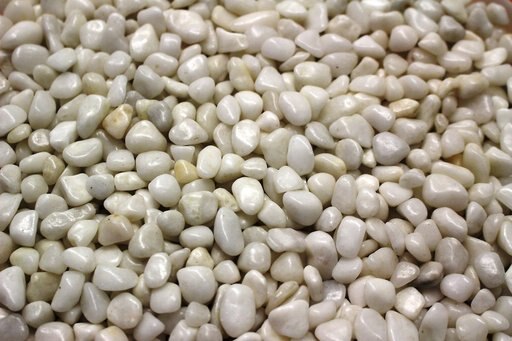 Exotic Pebbles Polished Snow White Reptile & Terrarium Gravel, 20-lb bag
