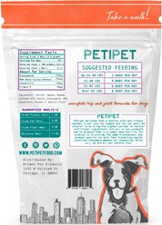 PETIPET Mobility Bars Hip & Joint Pain Relief Dog Supplement, 180 count slide 2 of 4