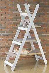 ZooVilla 60-in Modern Folding Cat Tree, White slide 2 of 8