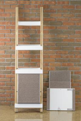 Show full view: ZooVilla 60-in Modern Folding Cat Tree, White slide 6 of 9