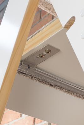 Show full view: ZooVilla 60-in Modern Folding Cat Tree, White slide 9 of 9