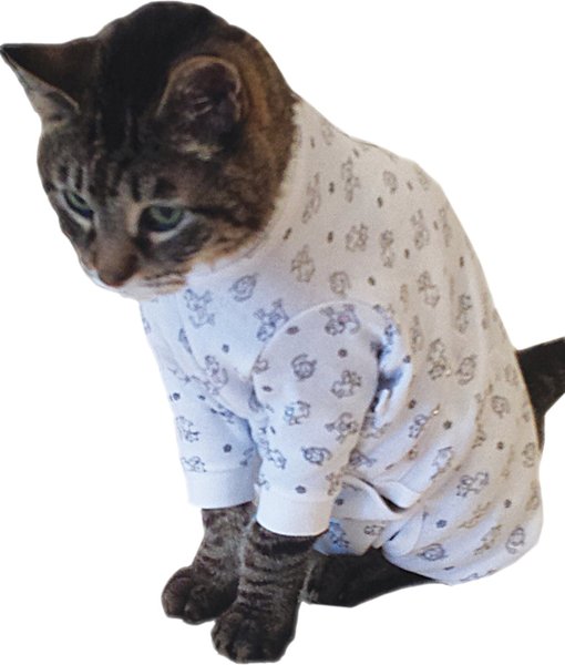 Tulane's Closet Cover Me by Tui Adjustable Fit Long Sleeve Recovery Cat Pullover, X-Large slide 1 of 1