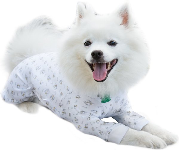 Tulane's Closet Cover Me by Tui Adjustable Fit Long Sleeve Dog Pullover, Puppy Print, XX-Large slide 1 of 2