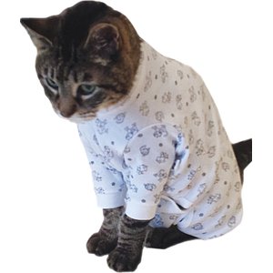 Tulane's Closet Cover Me by Tui Adjustable Fit Short Sleeve Cat Pullover, X-Large