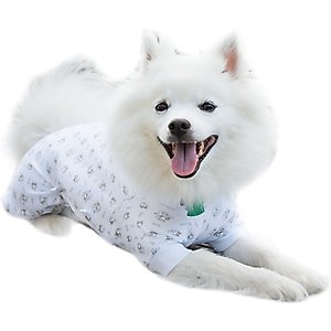 Tulane's Closet Cover Me by Tui Adjustable Fit Short Sleeve Dog Pullover, Puppy Print, Medium