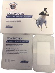 Tulane's Closet Non-Woven Adhesive Wound Dressing for Dogs & Cats, Large, 10 count