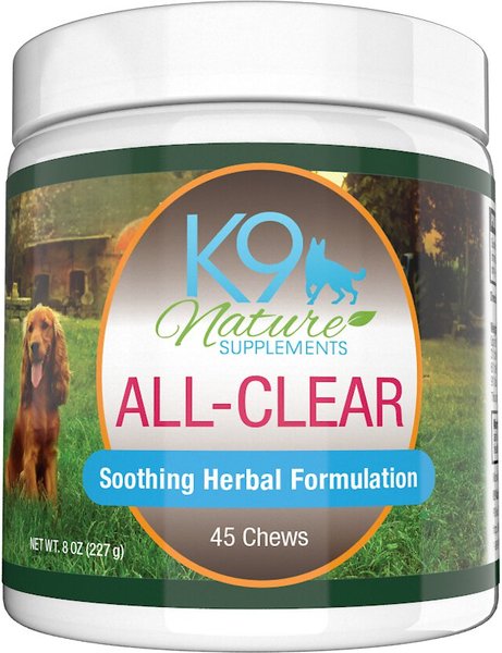 K9 Nature Supplements All-Clear Allergy Treats Bacon & Chicken Flavor Dog Supplement, 45 count slide 1 of 4