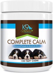 K9 Nature Supplements Complete Calm Dog Anxiety Relief Chicken Flavor Dog Supplement, 100 count slide 1 of 3