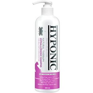 Hyponic Hypoallergenic Unscented Cat Shampoo, 10.1-oz bottle