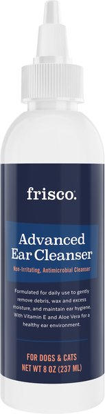 Frisco Advanced Dog, Cat & Horse Ear Cleanser, 8-oz bottle slide 1 of 6