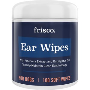 Frisco Ear Wipes for Dogs, 100 count
