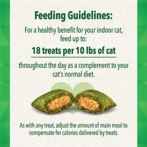 Greenies Feline SmartBites Healthy Indoor Natural Tuna Flavor Soft & Crunchy Adult Cat Treats, 16-oz tub