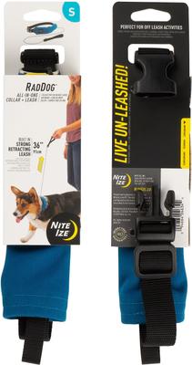 Show full view: Nite Ize RadDog All-In-One Dog Collar + Leash, Blue, Small slide 3 of 6