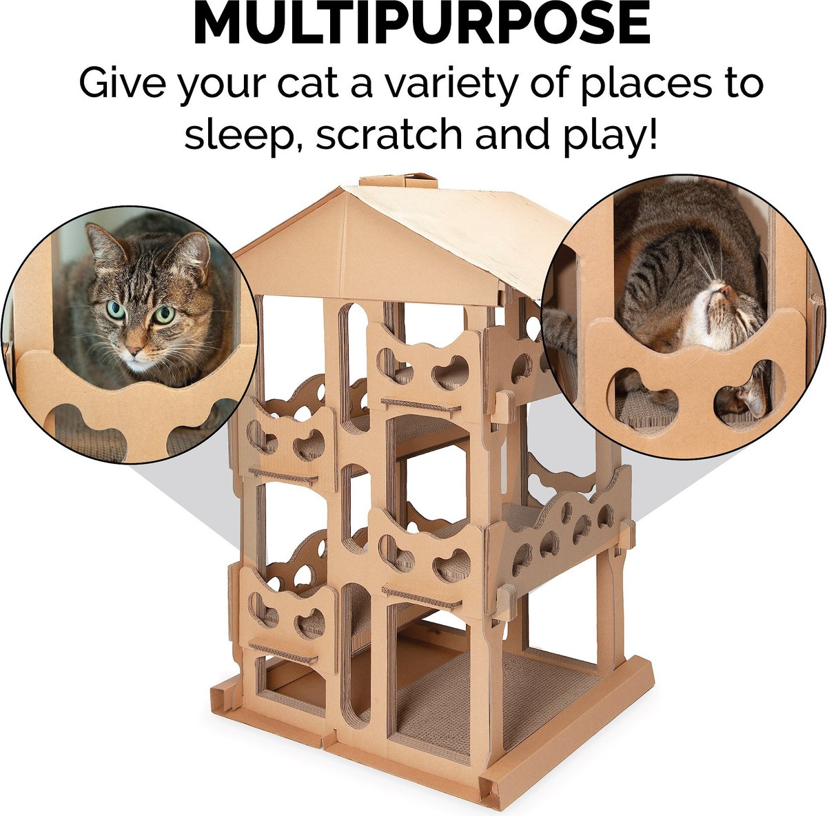 Whisker city kitty tunnel multi cheap scratcher