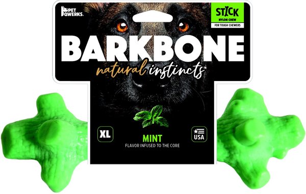 Pet Qwerks BarkBone Breath Chew Stick Tough Dog Chew Toy, X-Large slide 1 of 5