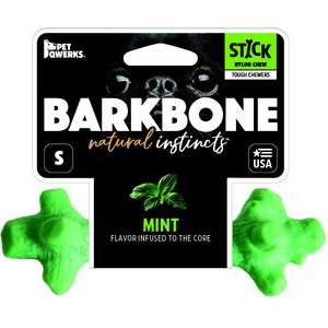 Pet Qwerks BarkBone Breath Chew Stick Tough Dog Chew Toy, Small/Medium