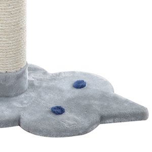 Armarkat 19-in Sisal Cat Scratching Post with Toy, Grey