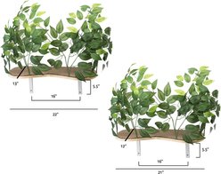 On2Pets Cat Canopy Wall Shelves, Curve, 2 count slide 2 of 9