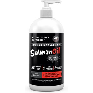 Finest for Pets Wild Alaskan Salmon Oil Dog & Cat Supplement, 32-oz bottle