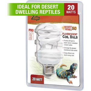 Zilla Desert Series Fluorescent Coil Bulb, 20 watts