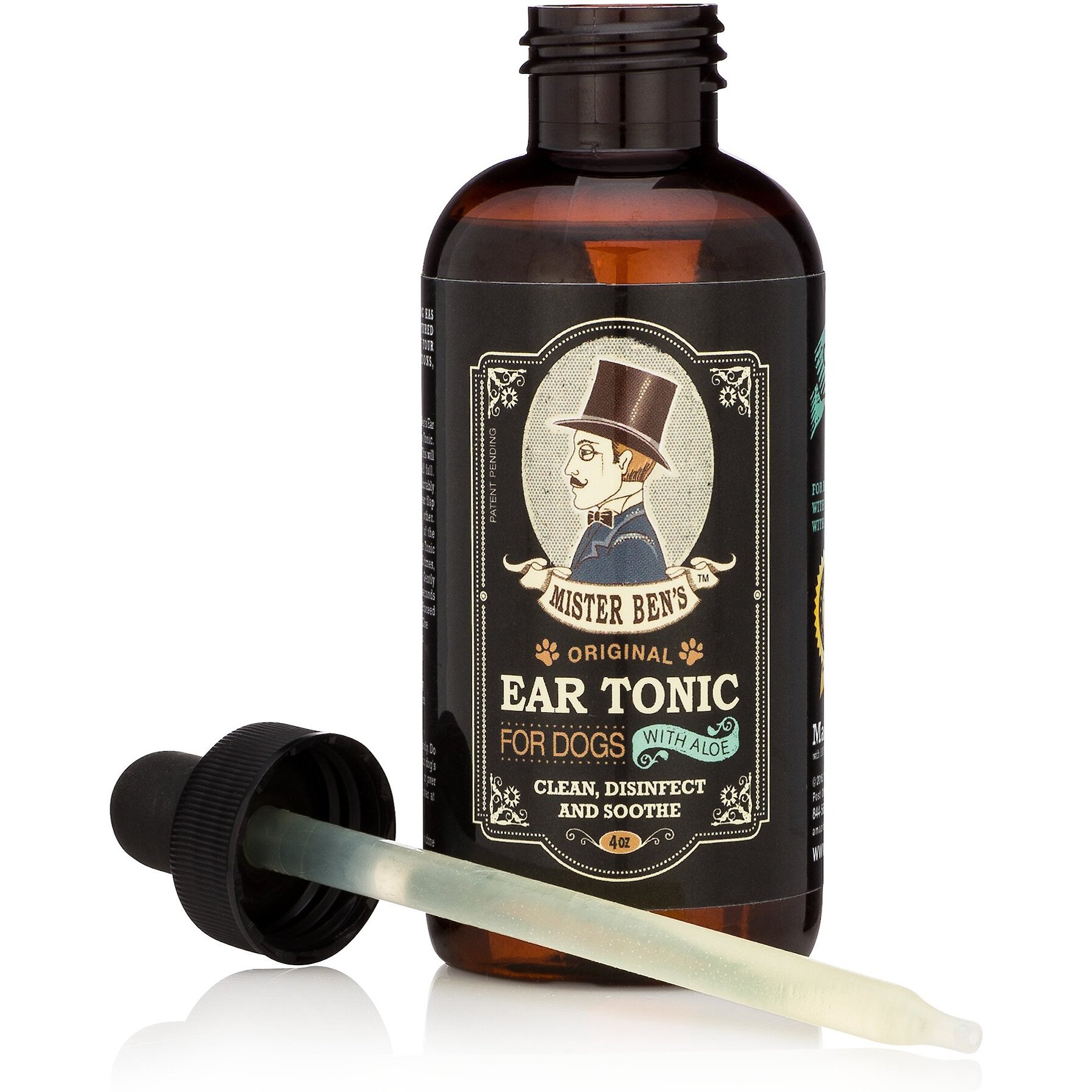 Discontinued MISTER BEN S Original Ear Tonic with Aloe for Dogs 4 oz bottle Chewy