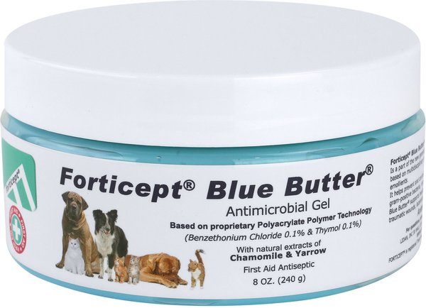 Forticept Blue Butter Antimicrobial Gel for Dogs, 8-oz slide 1 of 4