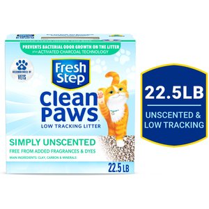 Fresh step cat litter clean paws best sale