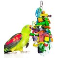 SunGrow Bird Chew Toy, Medium & Large Parrot Foraging Blocks for Cage