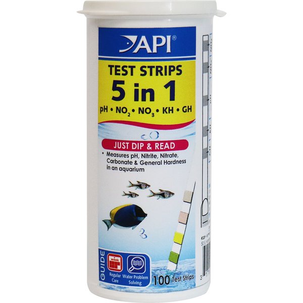 Tetra water outlet test strips