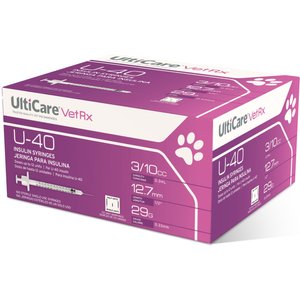 UltiCare Insulin Syringes U-40 29 G x 0.5-in 1/2 Unit Markings, 0.3-cc, 100 count